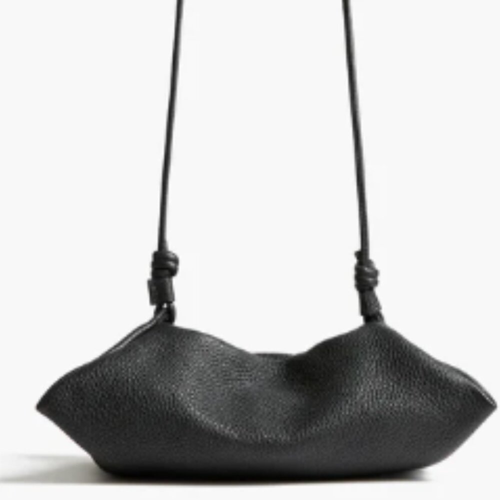 Altuzarra Mini Origami Bag - Black Leather